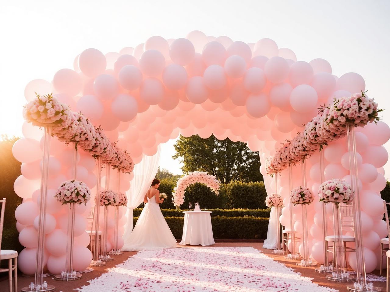 Romantische Garten-Hochzeit